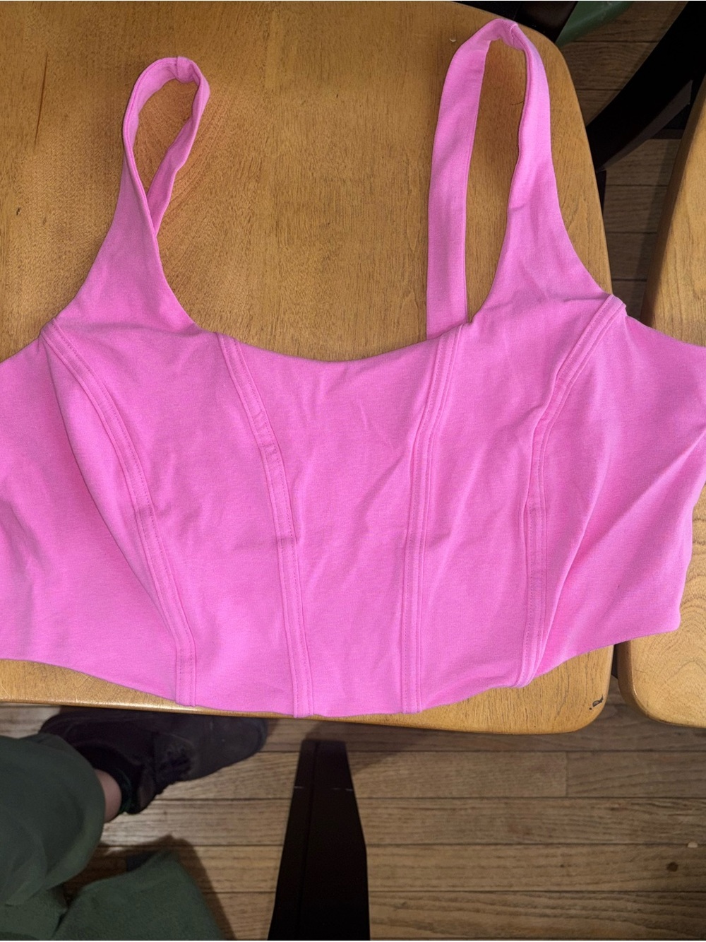 wild fable Pink Cropped Bustier Tank